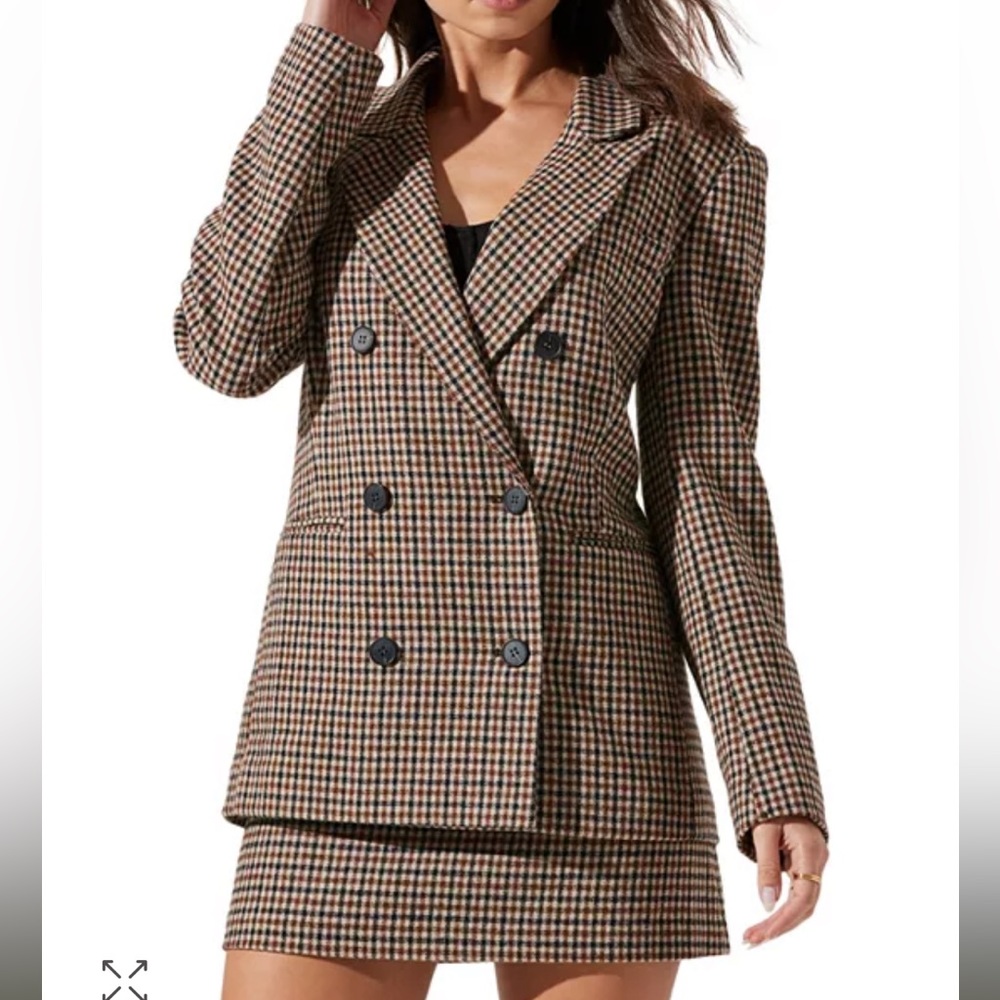 ASTR BLAZER & SKIRT SET